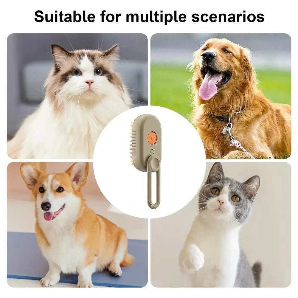 Dog & Cat Steamy Electric Brush