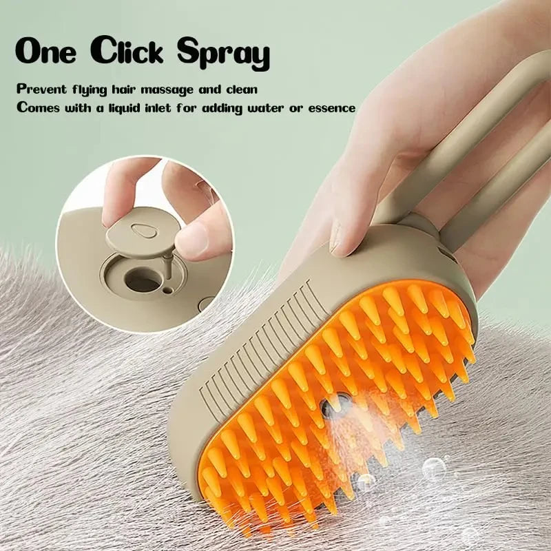 Dog & Cat Steamy Electric Brush