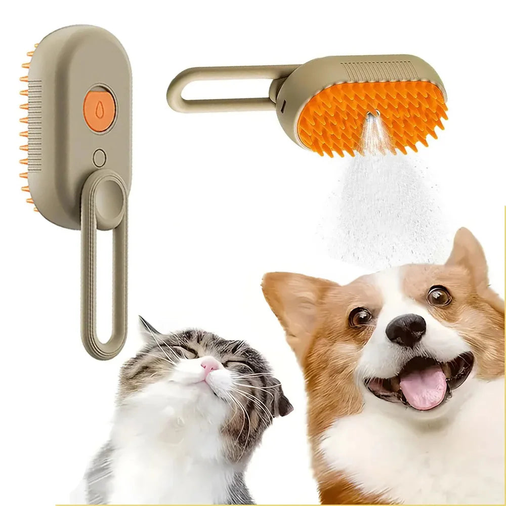 Dog & Cat Steamy Electric Brush